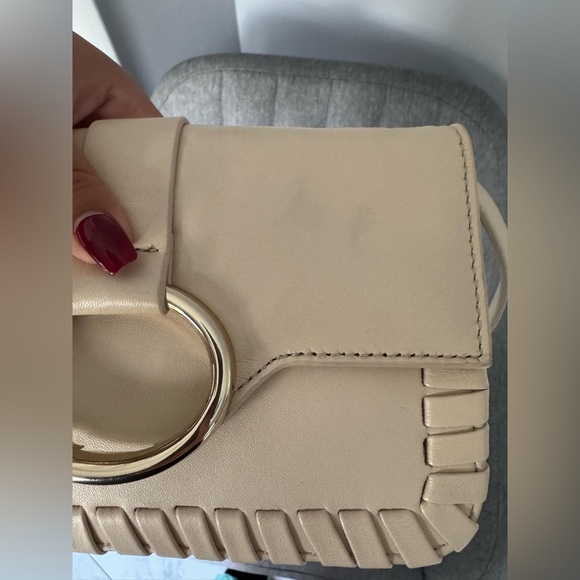 Vince Camuto Nude Crossbody Bag | NWT + Dust Bag | Ring Detail |Adjustable Strap - Picture 11 of 12